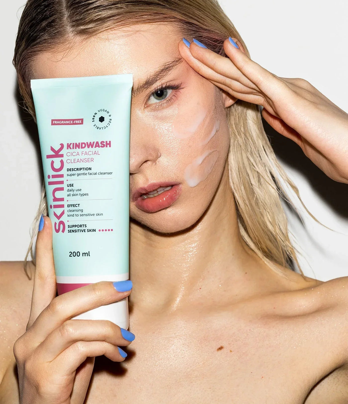 SKINLICK | Kindwash Cica Facial Cleanser - 200ml - InternationalCosmetic