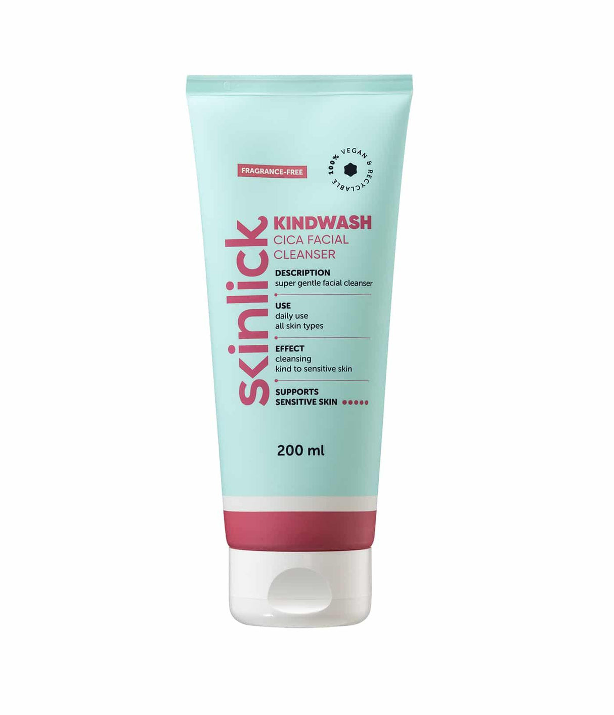 SKINLICK | Kindwash Cica Facial Cleanser - 200ml - InternationalCosmetic