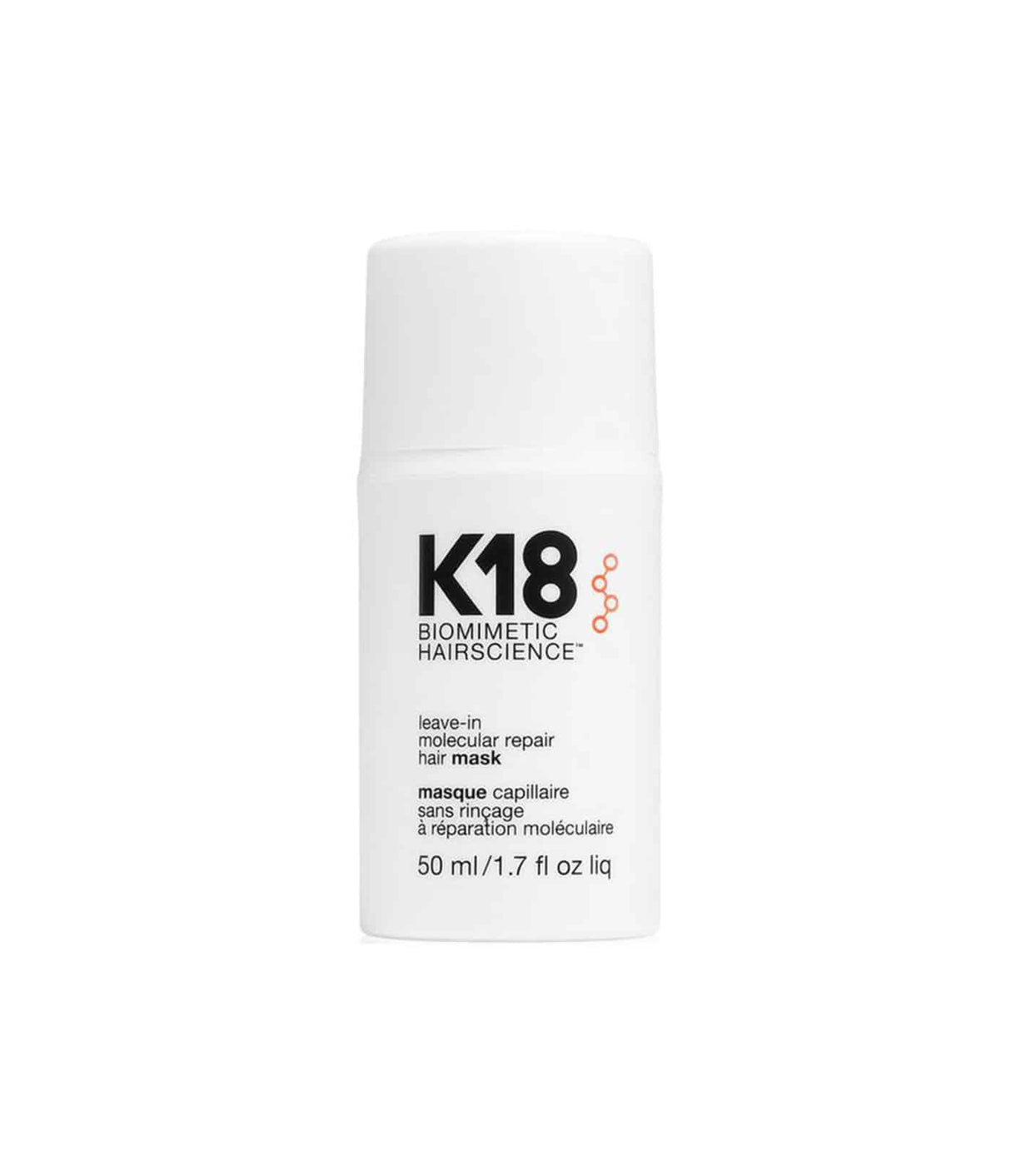 K18 HAIR | Leave-in Molecular Repair Hair Mask - 50ml - InternationalCosmetic