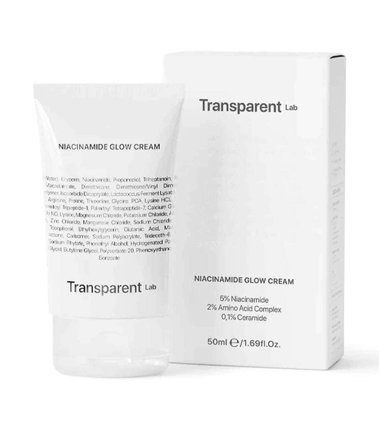 TRANSPARENT LAB | Niacinamide Glow Cream - 50ml - InternationalCosmetic
