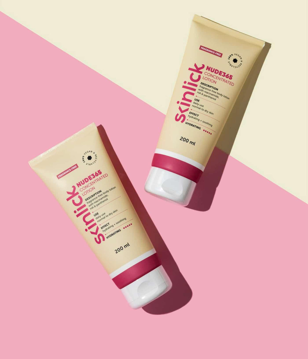SKINLICK | Nude 365 Concentrate Lotion (Sin Perfume) - 200ml - InternationalCosmetic