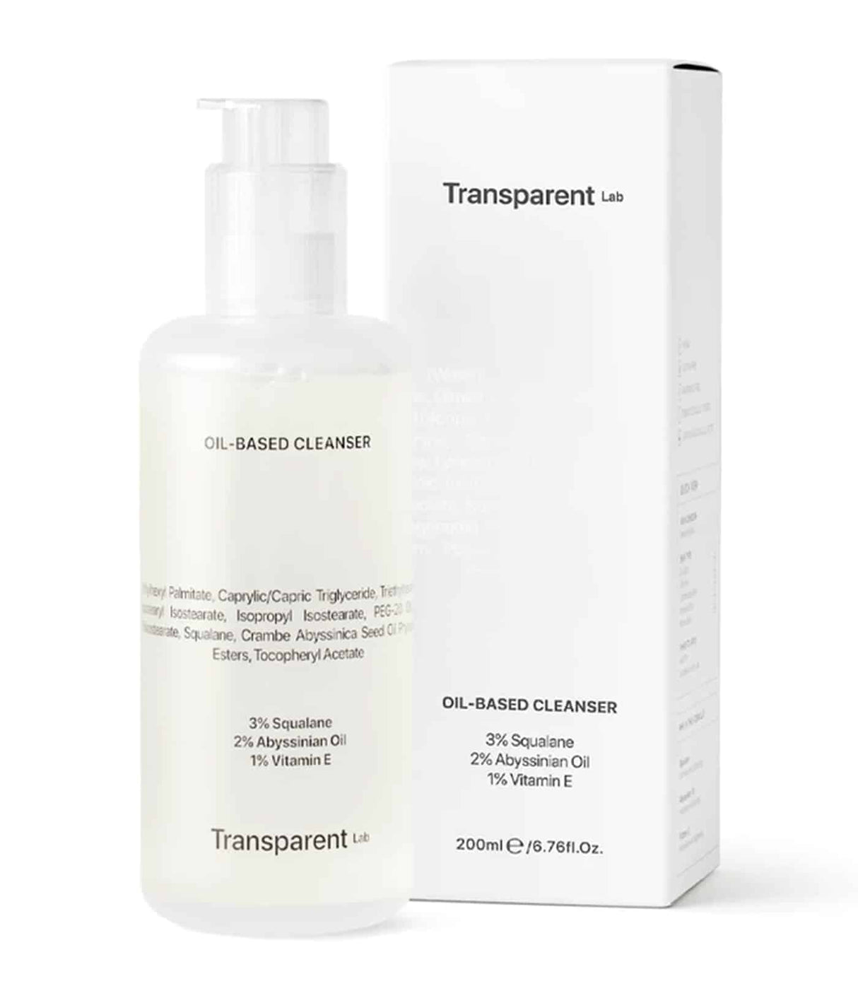 Oil Based Cleanser de Transparent Lab