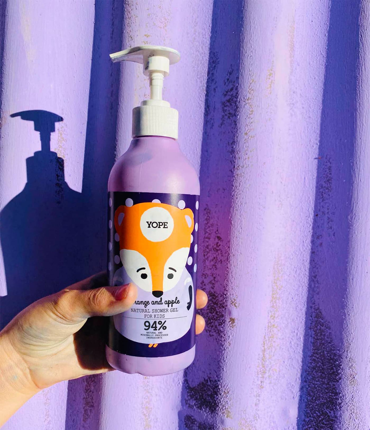 Orange and Apple Natural Shower Gel for Kids de Yope