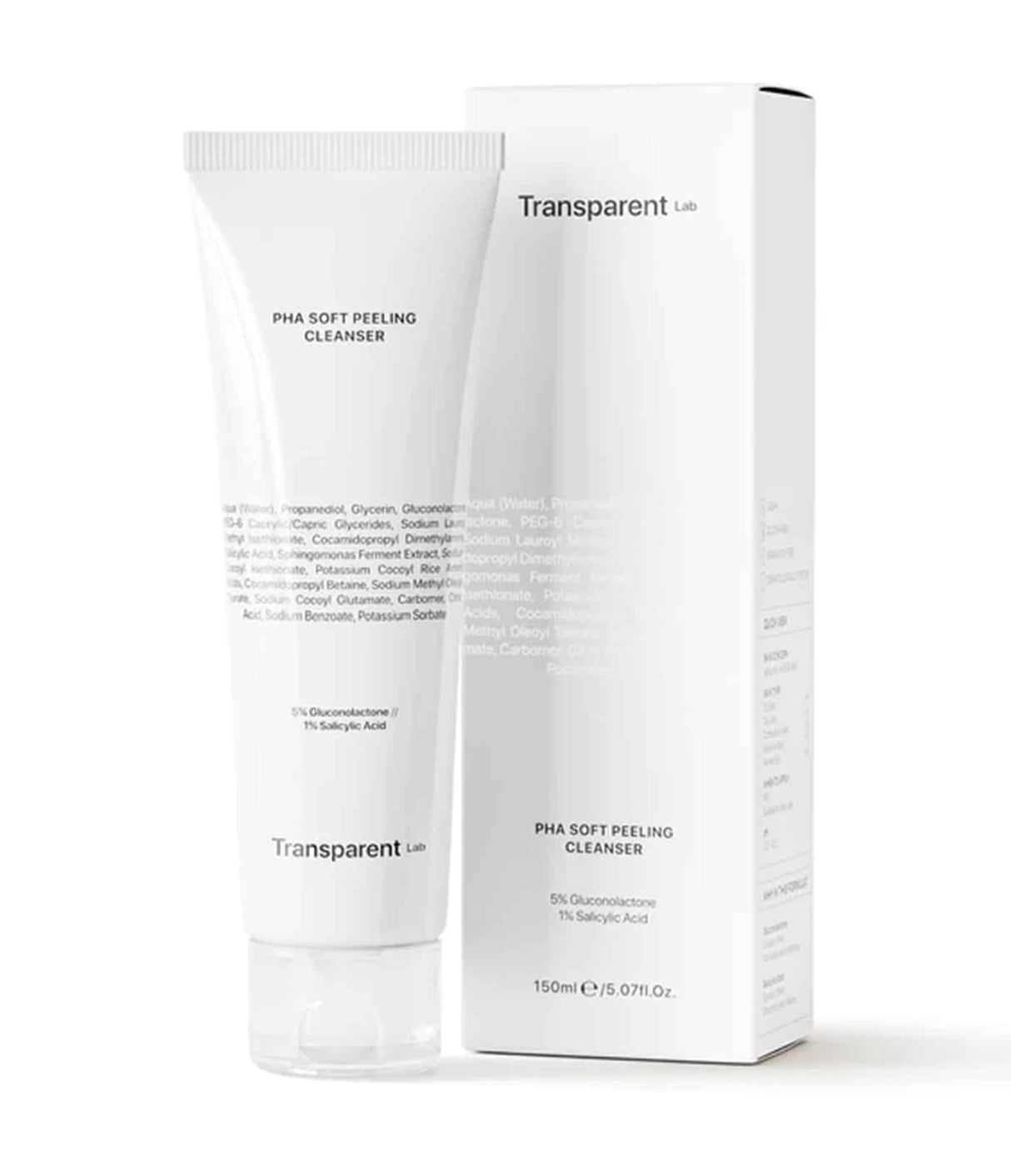 PHA Soft Peeling Cleanser de Transparent Lab