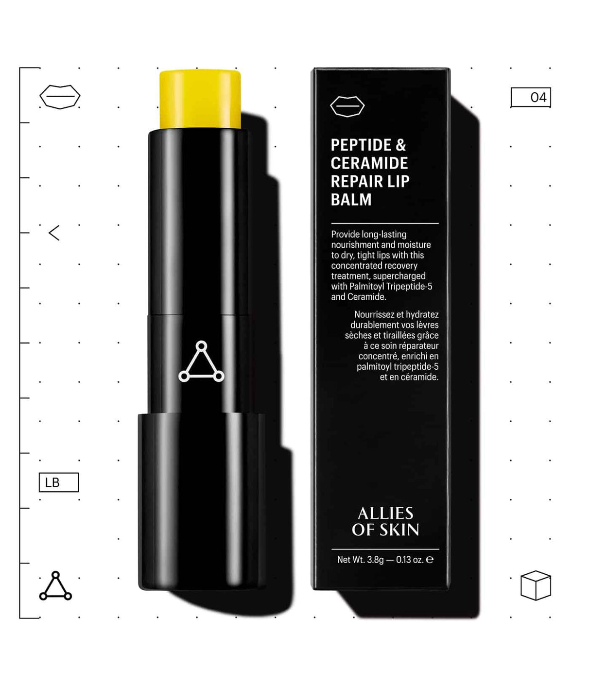 ALLIES OF SKIN | Peptide & Ceramide Repair Lip Balm - 3.8gr - InternationalCosmetic