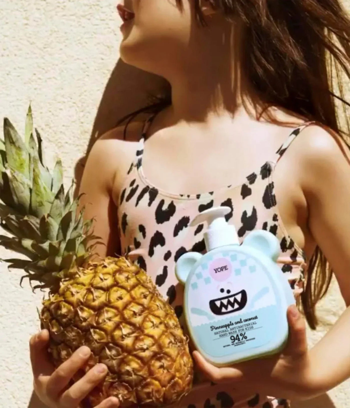 YOPE | Pineapple and Coconut Natural Antibacterial Hand Soap for Kids - 400ml - InternationalCosmetic