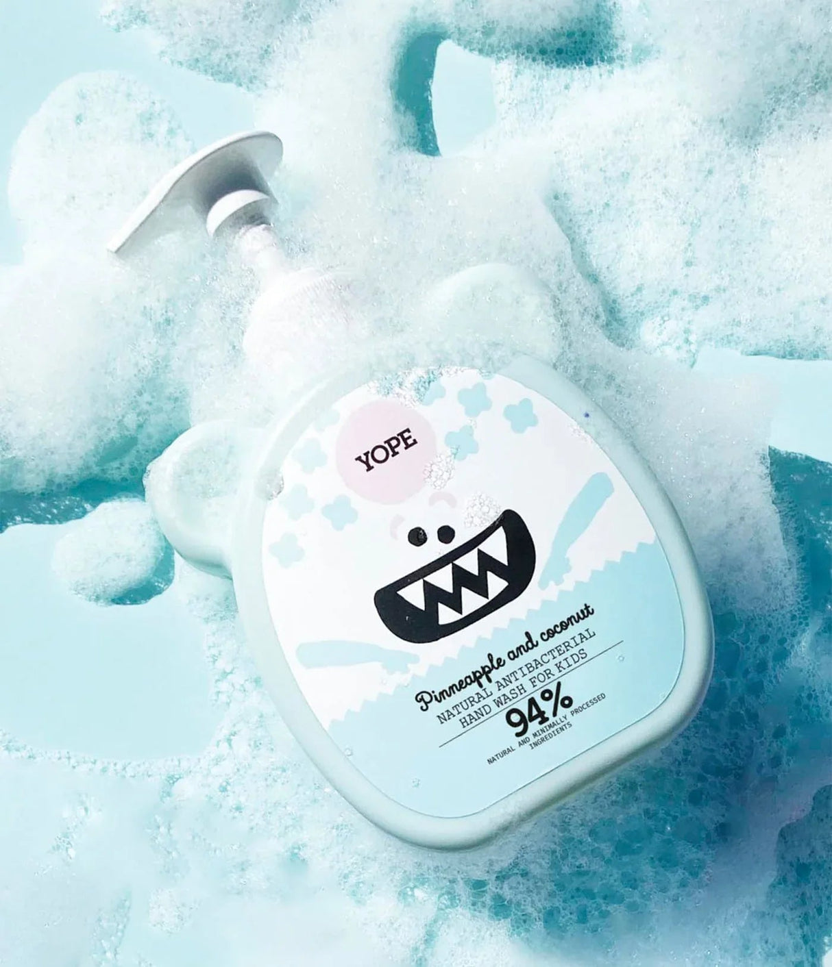 YOPE | Pineapple and Coconut Natural Antibacterial Hand Soap for Kids - 400ml - InternationalCosmetic