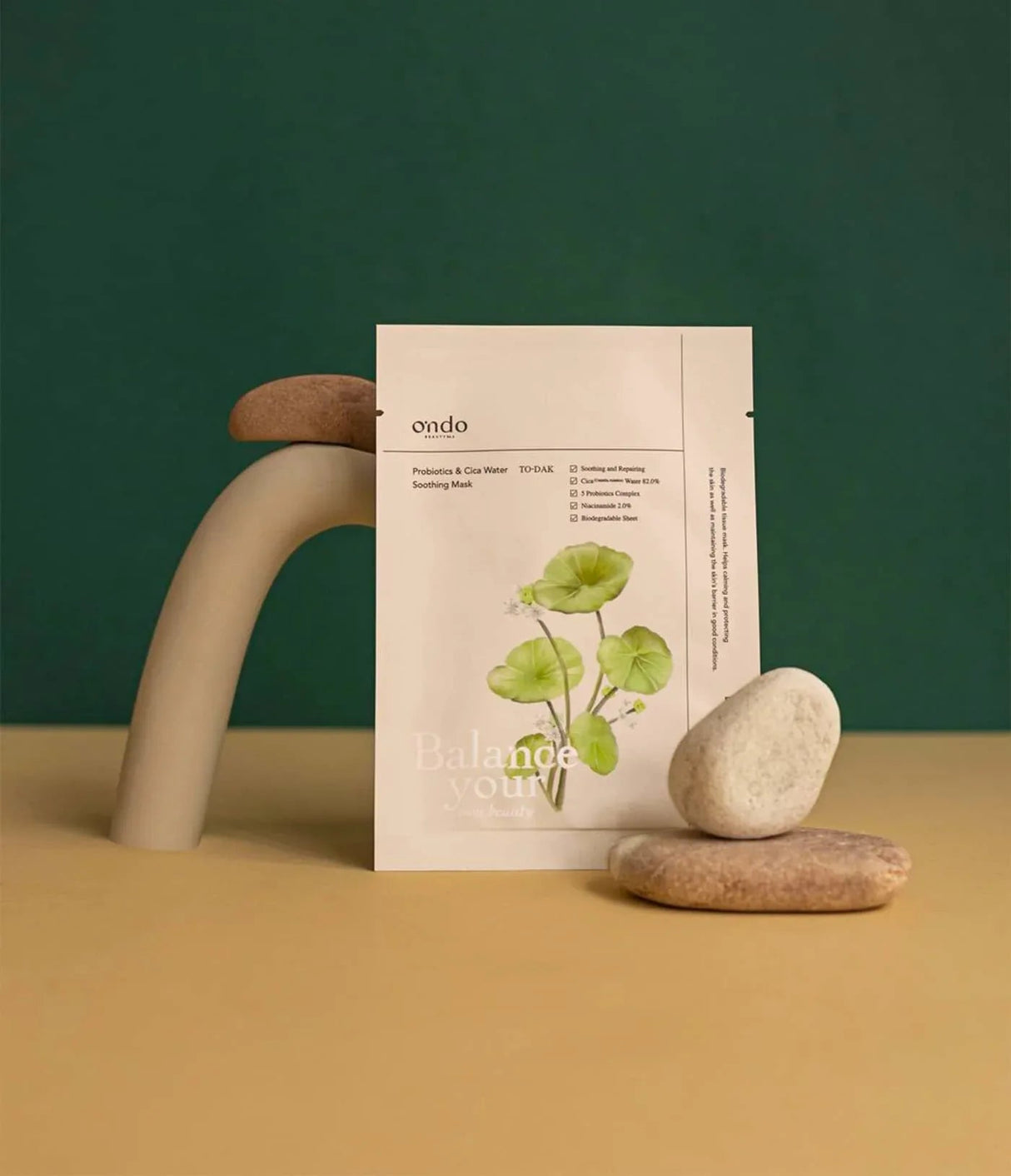 ONDO BEAUTY | Probiotics & Cica Water Soothing Mask - 25 ml - InternationalCosmetic
