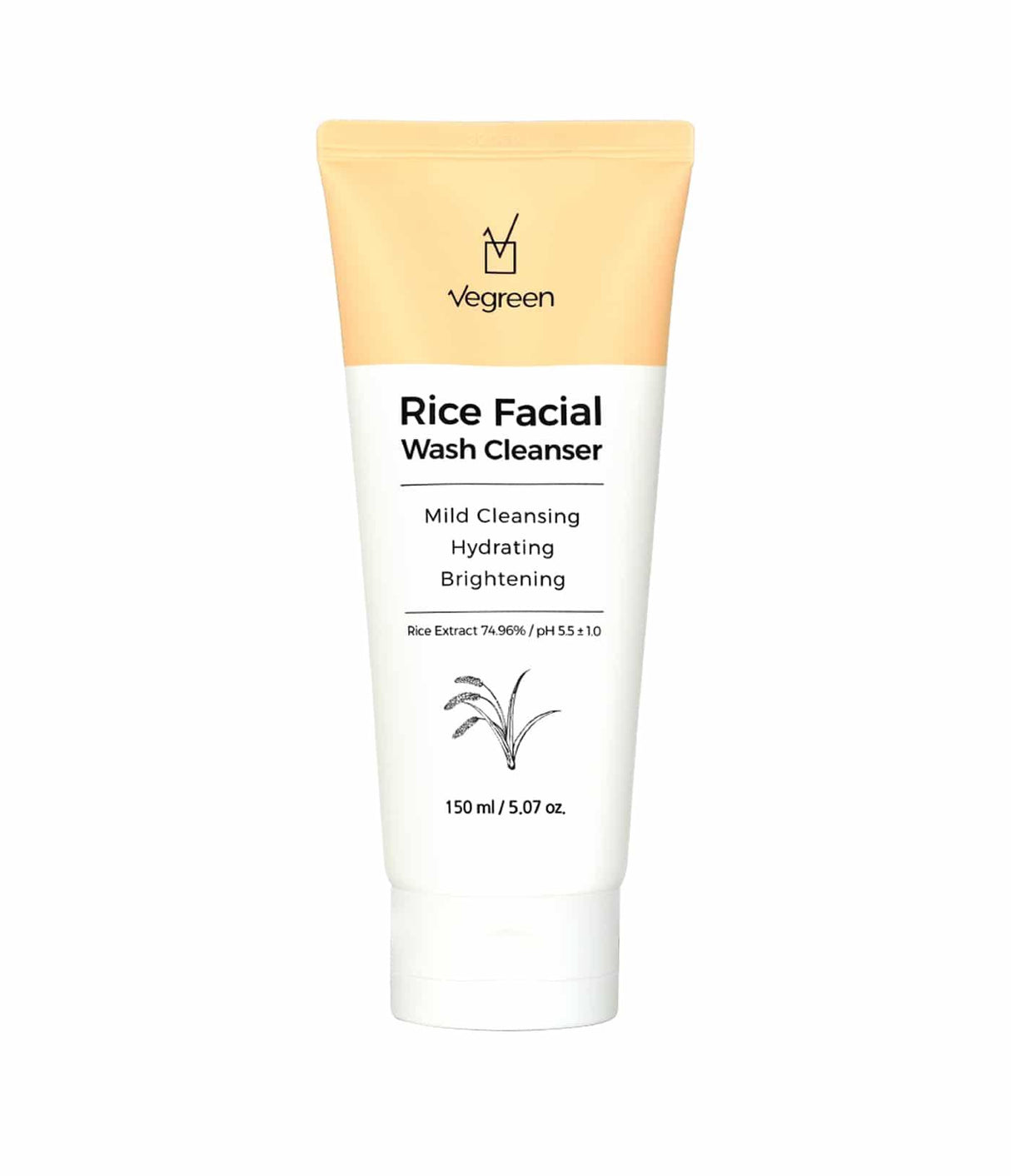 VEGREEN | IRice Facial Wash Cleanser - InternationalCosmetic