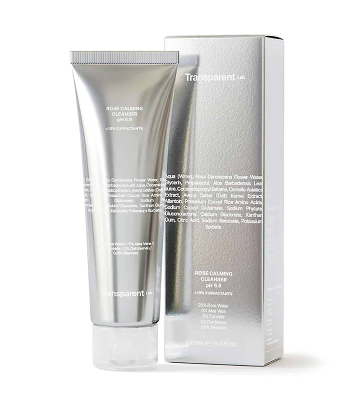 TRANSPARENT LAB | Rose Calming Cleanser Ph 5.5 - 150ml - InternationalCosmetic