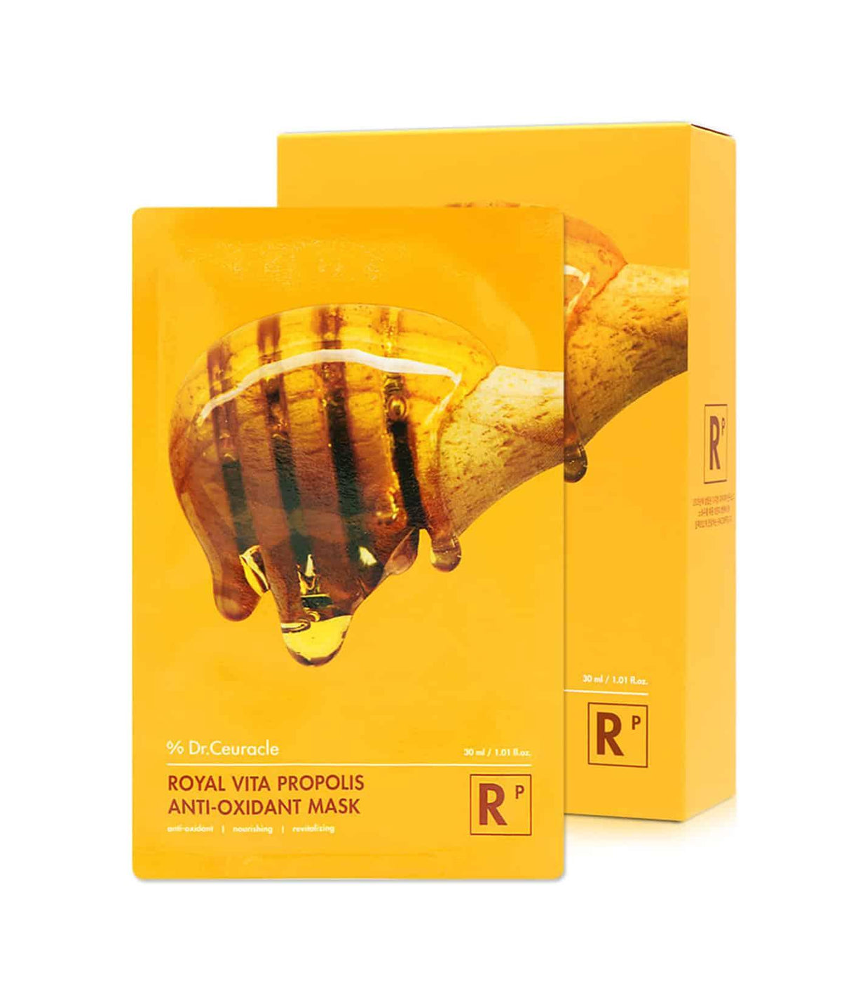 DR. CEURACLE | Royal Vita Propolis Anti-Oxidant Mask - 10ud - InternationalCosmetic