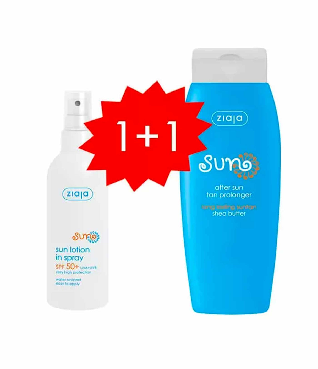 Sun Lotion Spray SPF 50 + Prolongador Bronceado After Sun Gratis de Ziaja