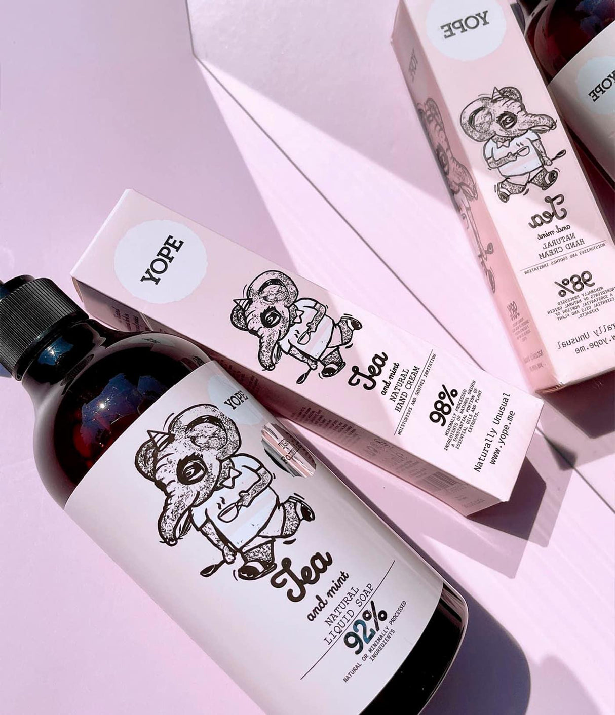 YOPE | Tea and Mint Natural Hand Cream - 100ml - InternationalCosmetic