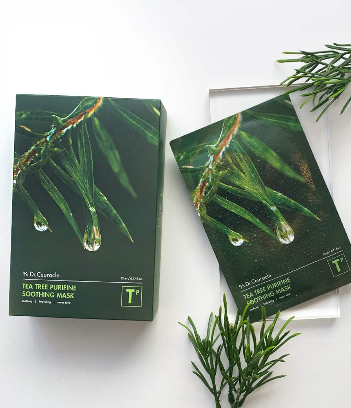 DR. CEURACLE | Tea Tree Purifine Soothing Mask - 10ud - InternationalCosmetic
