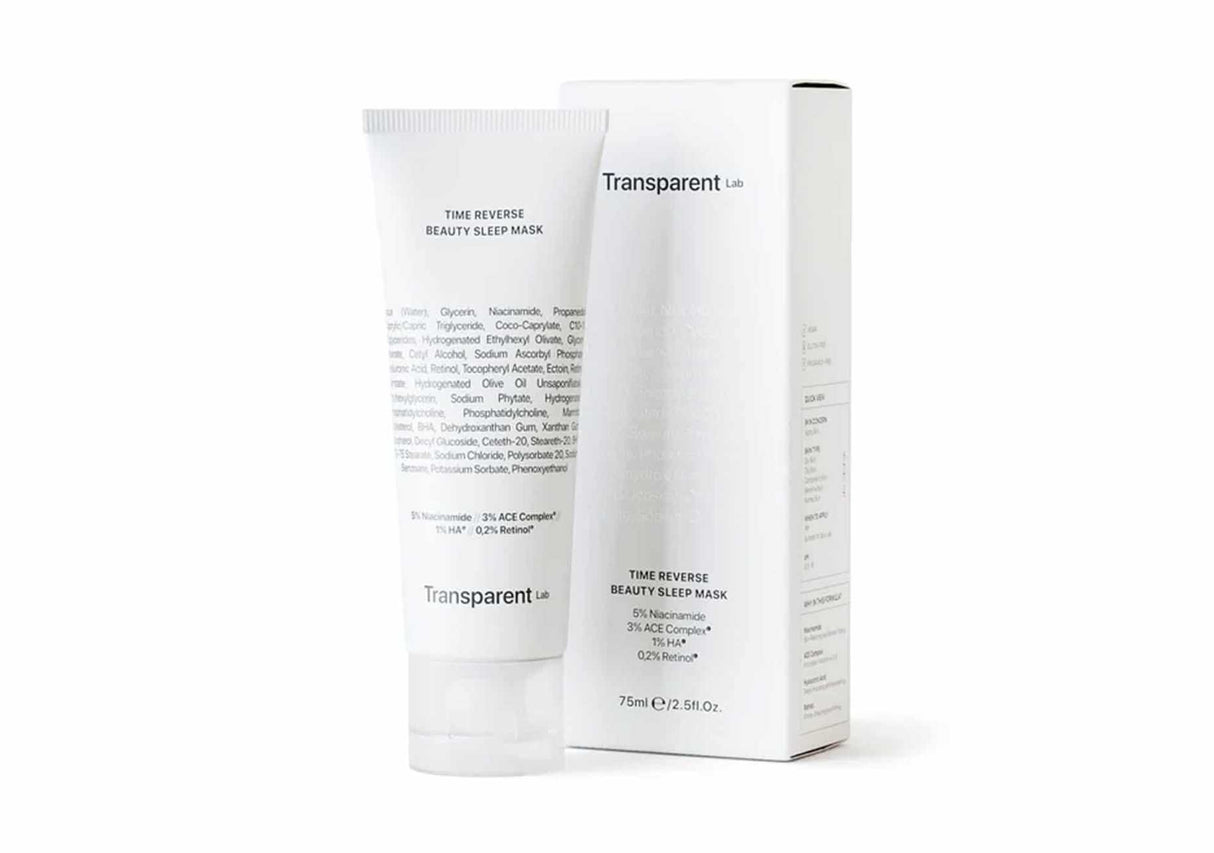 TRANSPARENT LAB | Time Reverse Beauty Sleep Mask - 75ml - InternationalCosmetic