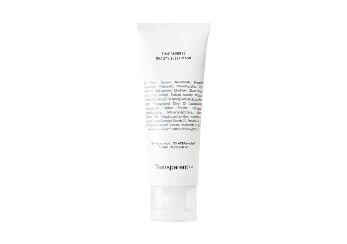 TRANSPARENT LAB | Time Reverse Beauty Sleep Mask - 75ml - InternationalCosmetic