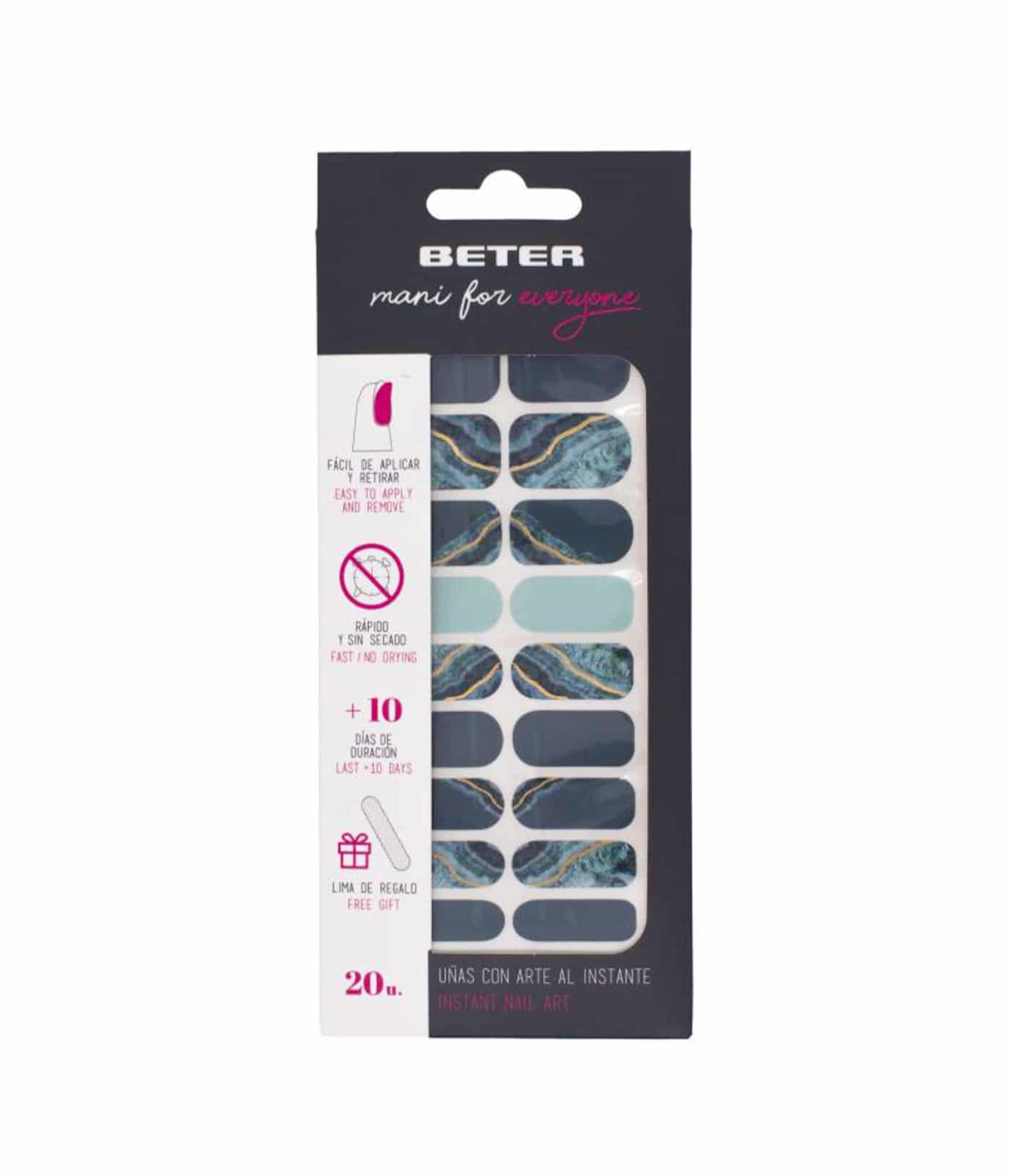 BETER | Tiras Adhesivas Mani for Everyone - Modelo Artemisa - InternationalCosmetic