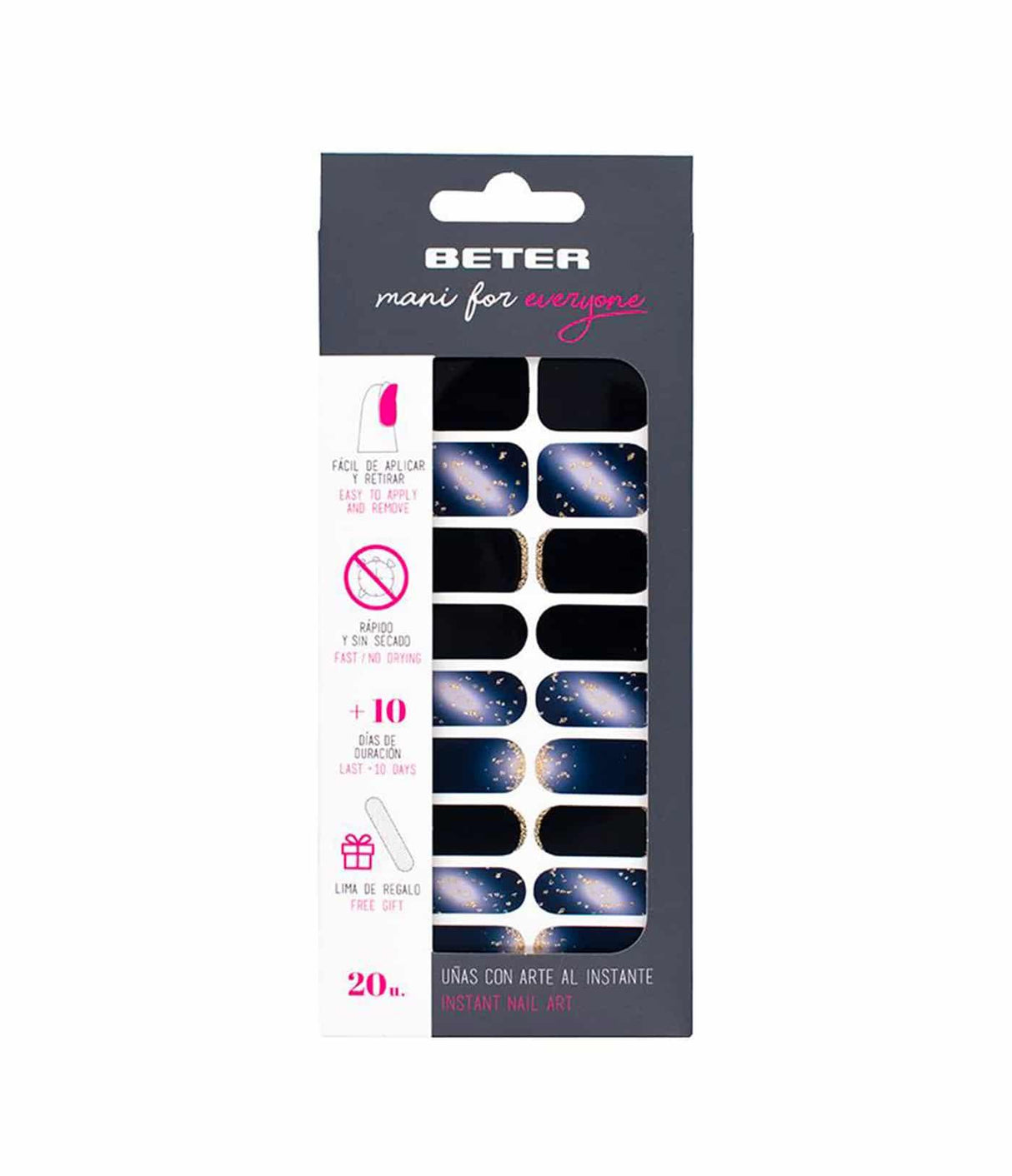 BETER | Tiras Adhesivas Mani for Everyone - Modelo Gaia - InternationalCosmetic