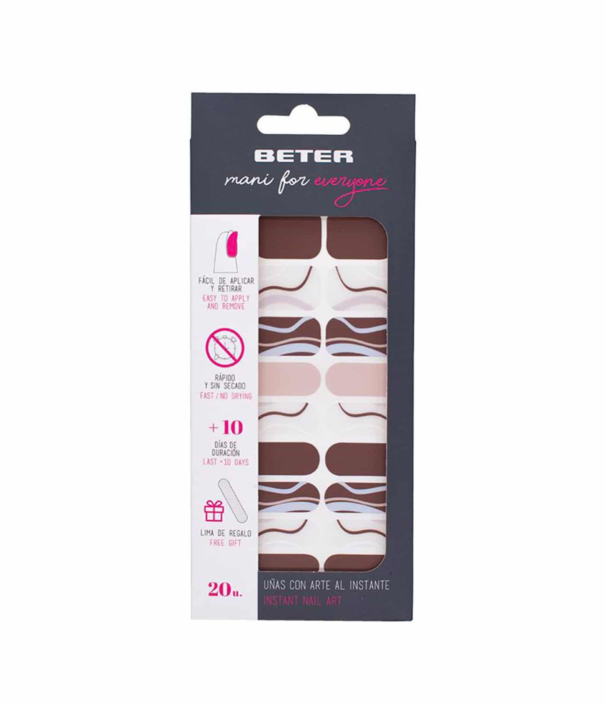 BETER | Tiras Adhesivas Mani for Everyone - Modelo Iris - InternationalCosmetic