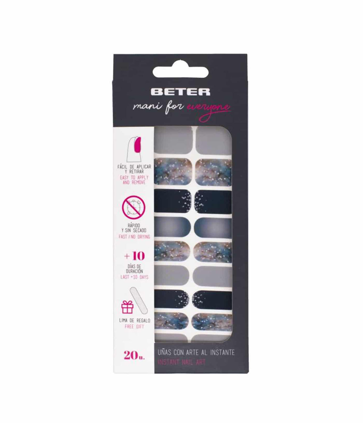 BETER | Tiras Adhesivas Mani for Everyone - Modelo Nix - InternationalCosmetic