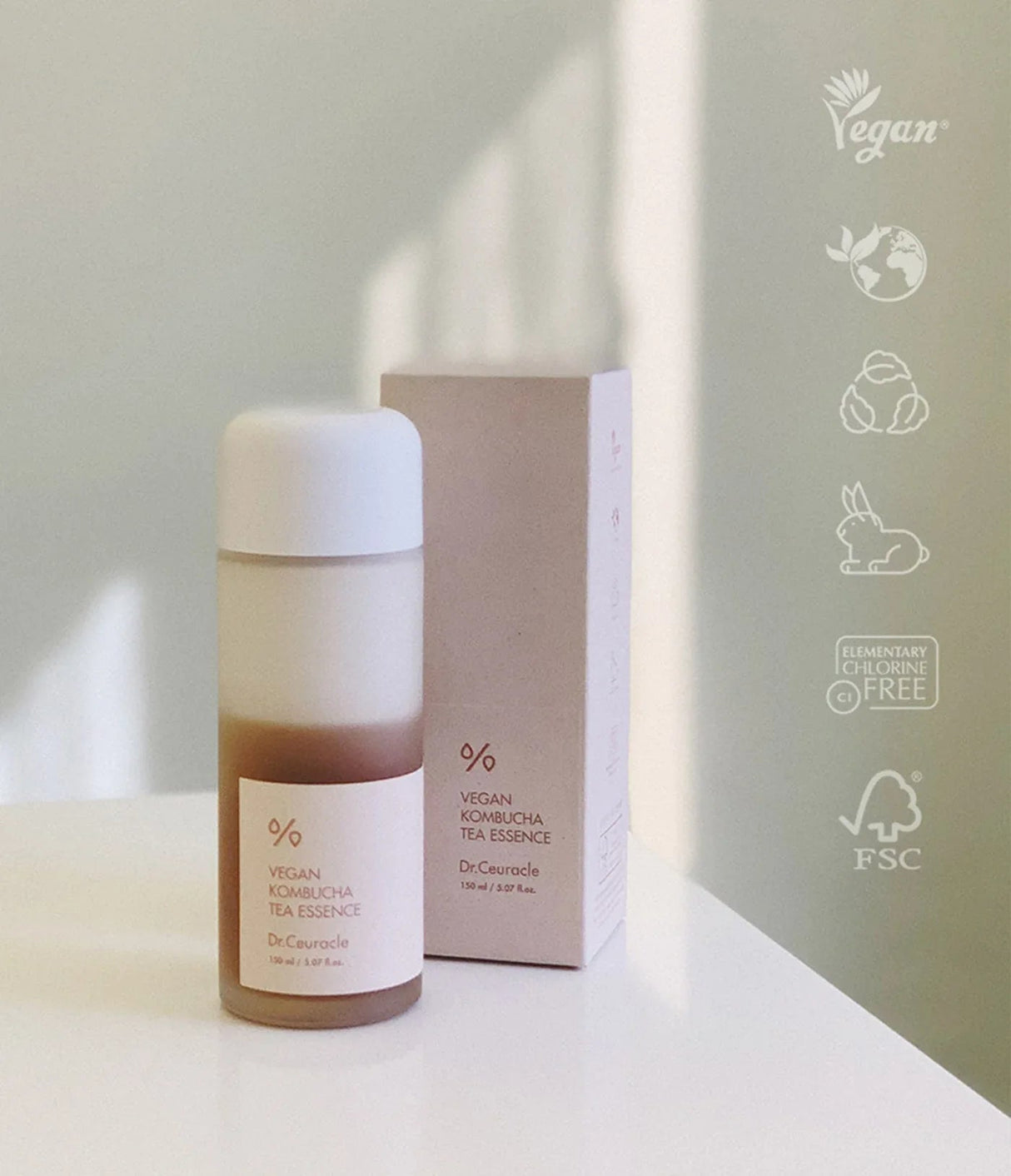 DR. CEURACLE | Vegan Kombucha Tea Essence - 150ml - InternationalCosmetic