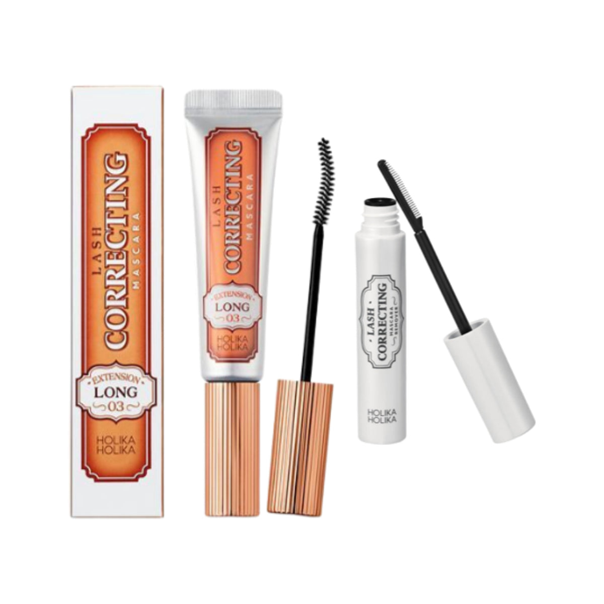 HOLIKA HOLIKA | Lash Correcting Mascara Remover Set 03 Long Extension - 19ml