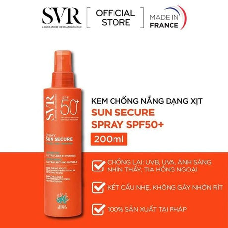 SVR Sun Secure Spray imagen editorial