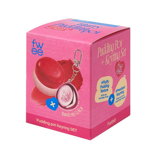 FWEE | Lip & Cheek Blurry Pudding Pot Keyring Set