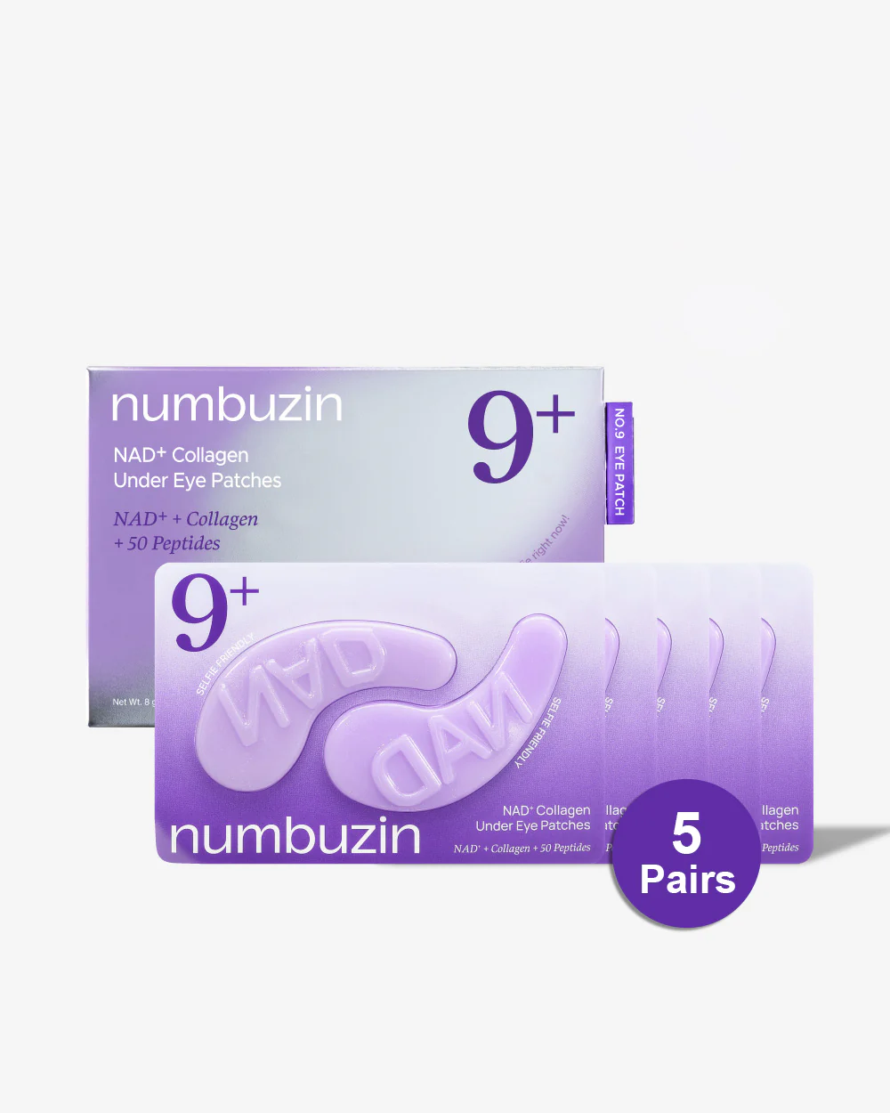 NUMBUZIN | No.9 NAD+ Collagen Under Eye Patches (5 pairs)