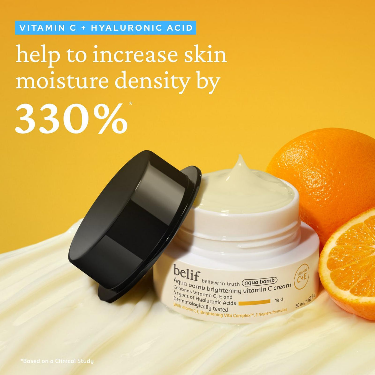 BELIF | Aqua Bomb Brightening Vitamin C Cream - 50ml