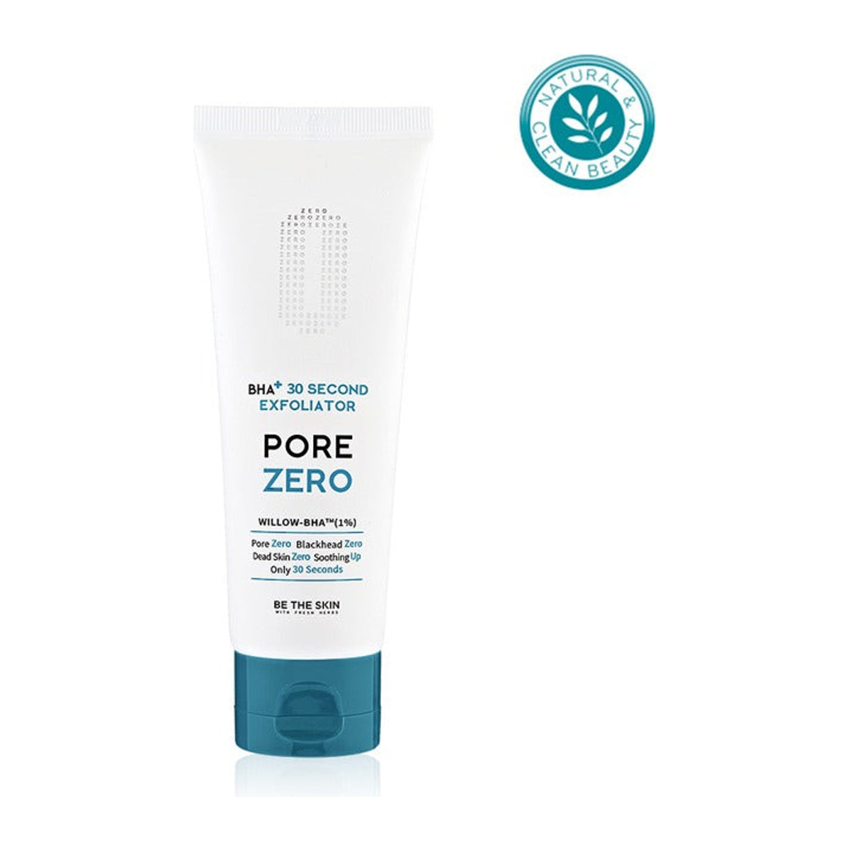 BE THE SKIN BHA+ Pore Zero 30 Second Exfoliator - 100g: beneficios principales y preocupaciones tratadas; cuidado cosmético y resultados visibles