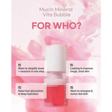 CLEARDEA Mucin Mineral Vita Bubble First Essence – textura