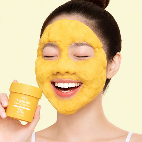P.CALM | Turmeric Bubble Deep Mask - 90gr