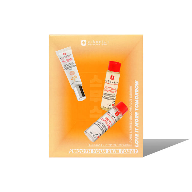 ERBORIAN | Kit BB Cream Dore 15ml + Centella Cleansing Oil 30ml+ Centella Cleasing Gel 30ml