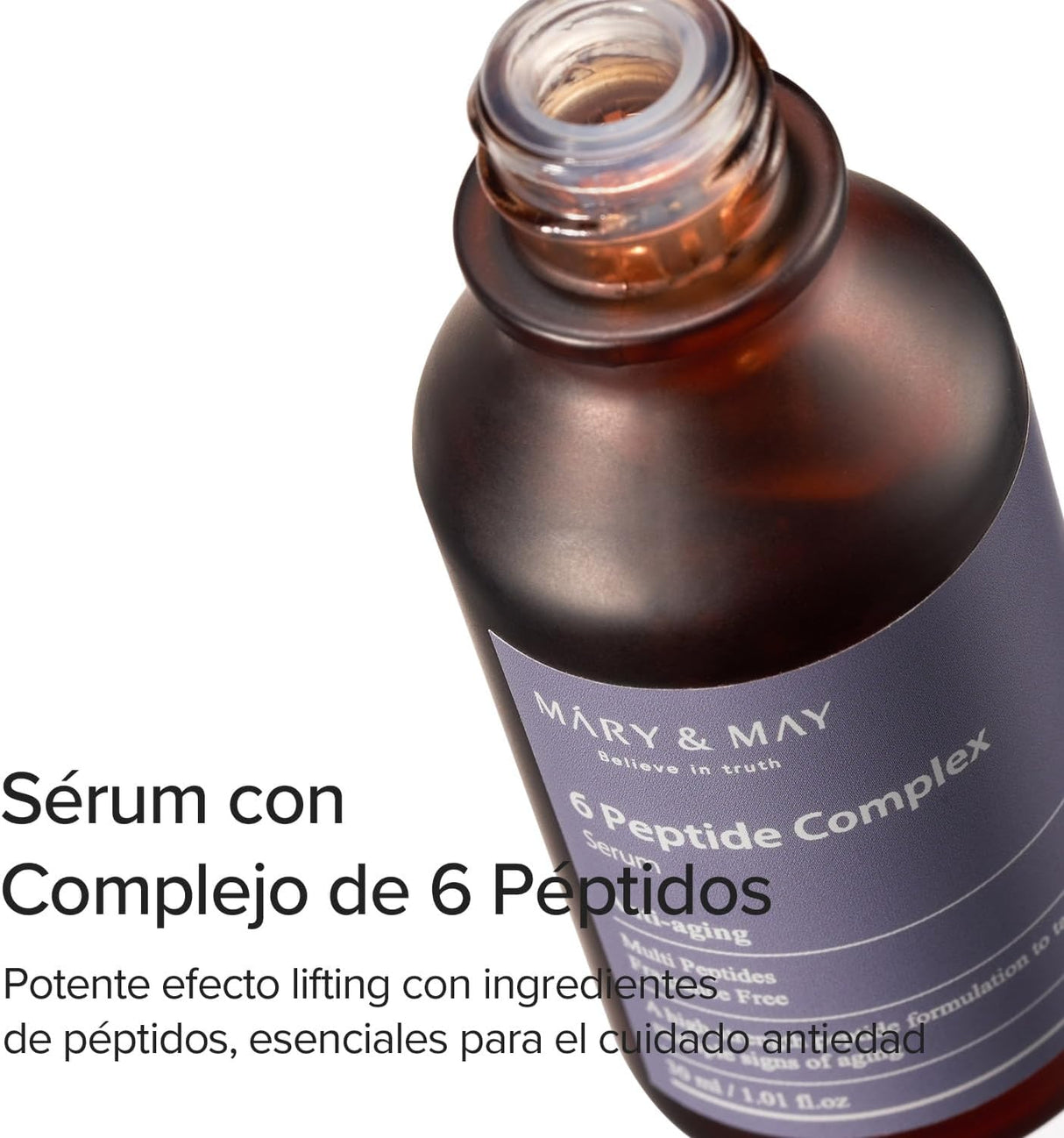 MARY & MAY | 6 Peptide Complex Serum - 30 ml