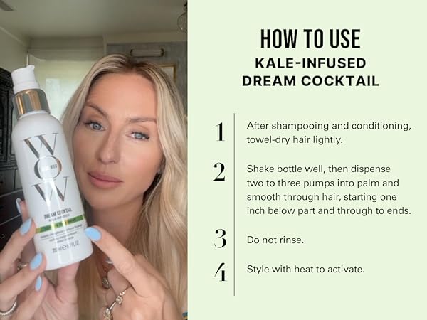 COLOR WOW | Dream Cocktail Kale-infused Leave-in Strengthening Treatment - 200ml