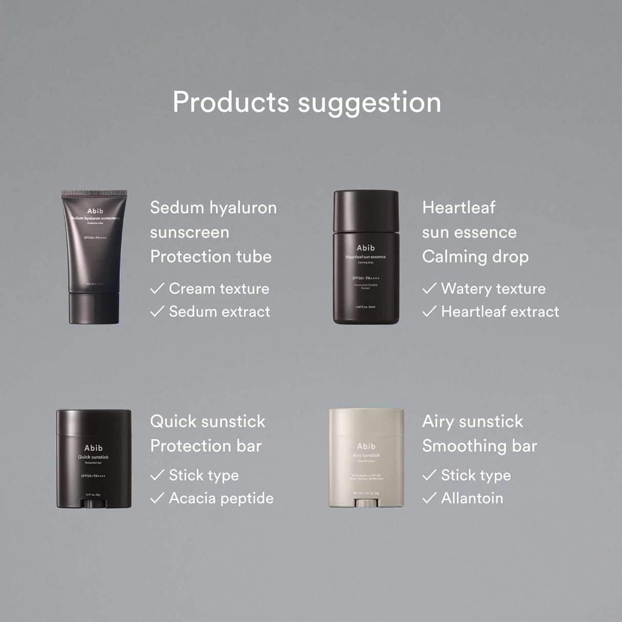 ABIB | Sedum Hyaluron Sunscreen Protection Tube SPF50+ - 50ml