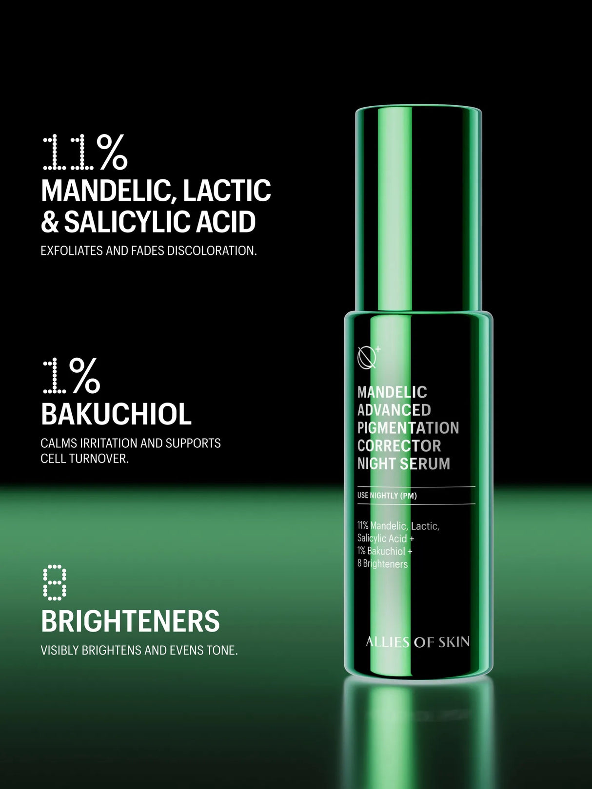ALLIES OF SKIN | Mandelic Advanced Pigmentation Corrector Night Serum