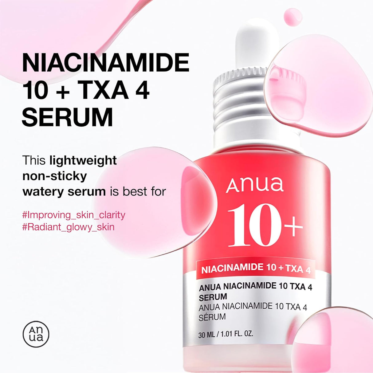 ANUA | Niacinamide 10% + TXA 4% Serum - 30ml