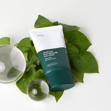 ANUA | Heartleaf + Panthenol Silky Moisture Sun Cream SPF50+ - 50ml