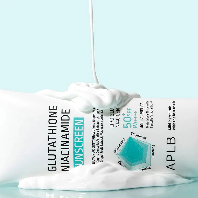 APLB | Glutathione Niacinamide Sunscreen SPF50+ - 40ml