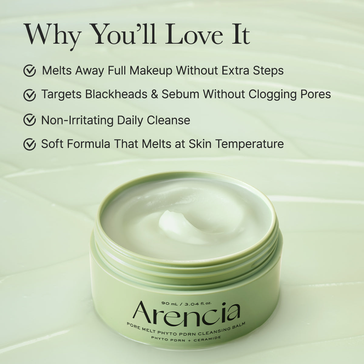 ARENCIA | Pore Melt Phyto PDRN Cleansing Balm - 90 ml