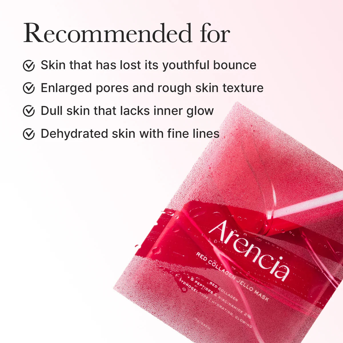 ARENCIA | Red Collagen Jello Mask - 25 gr