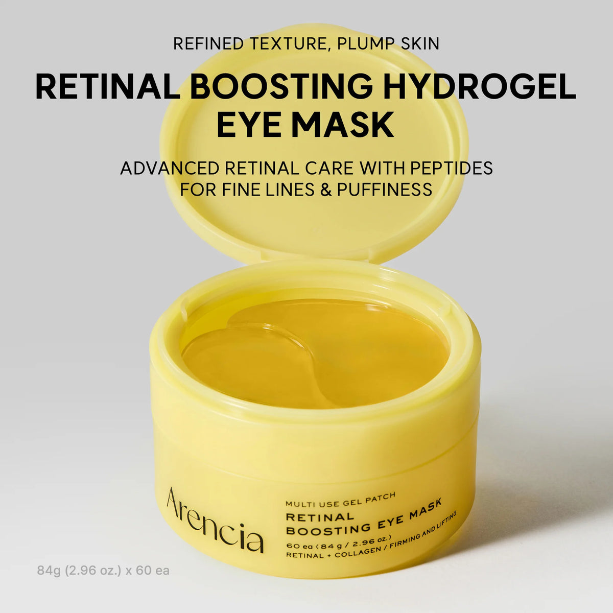 ARENCIA | Retinal Boosting Eye Mask - 60 parches
