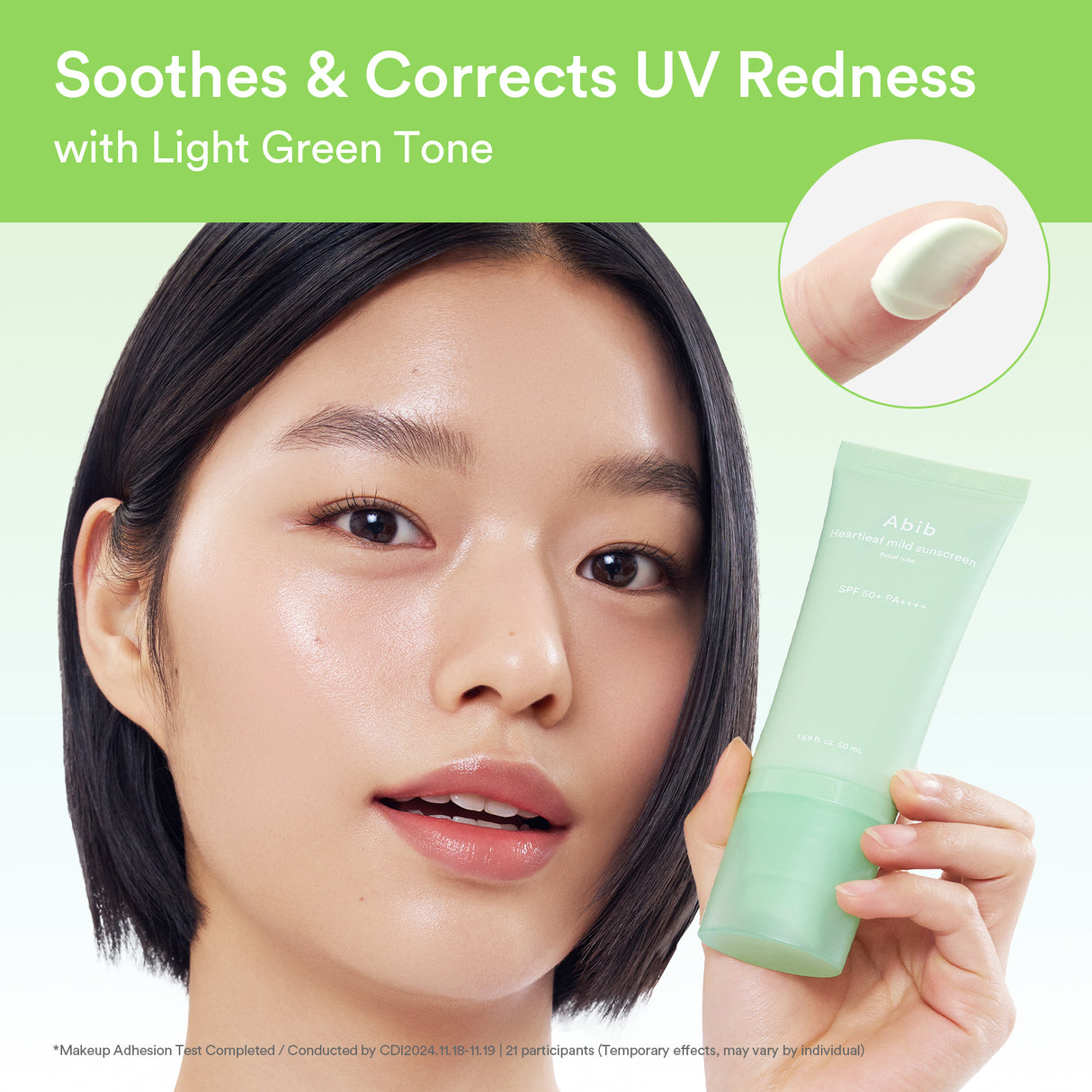 ABIB | Heartleaf Mild Sunscreen Relief Tube SPF50+ - 50ml