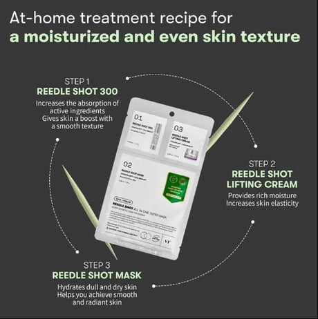 VT COSMETICS | Reedle Shot All‑In‑One 3 Step Mask