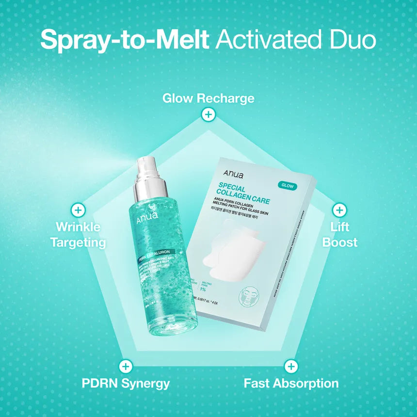 ANUA | PDRN Collagen Melting Patch For Glass Skin - 4ud