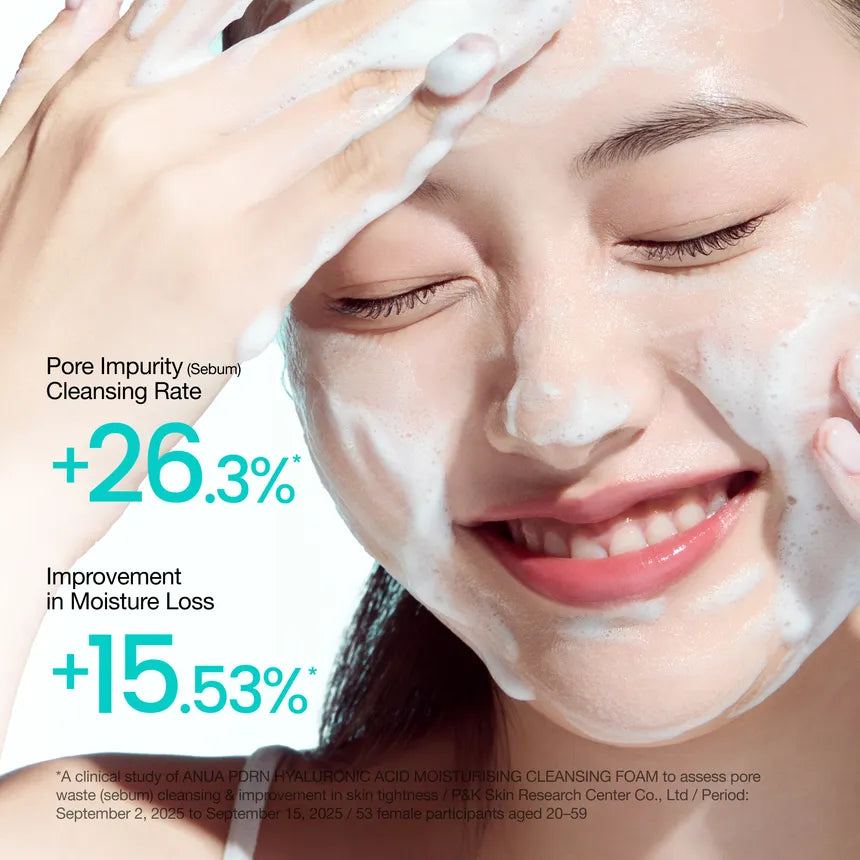 ANUA | PDRN Hyaluronic Acid Moisturizing Cleansing Foam - 150ml