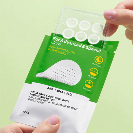 ANUA | Triple Acid Spot Care Microdart Patch 12 uds