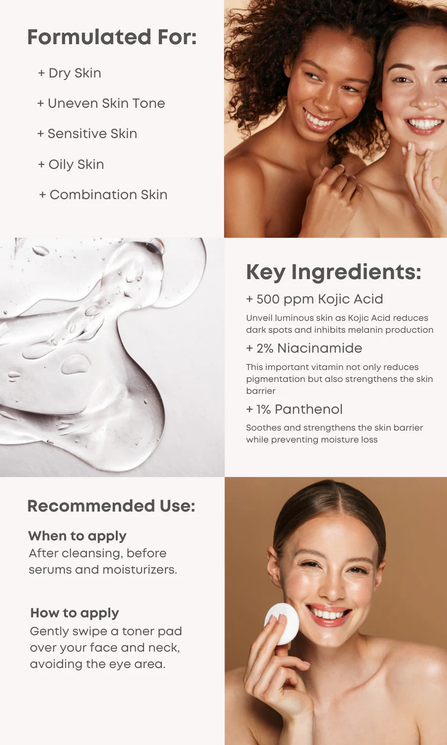 B-Boost Kojic Acid Glow Pad (80 pads)